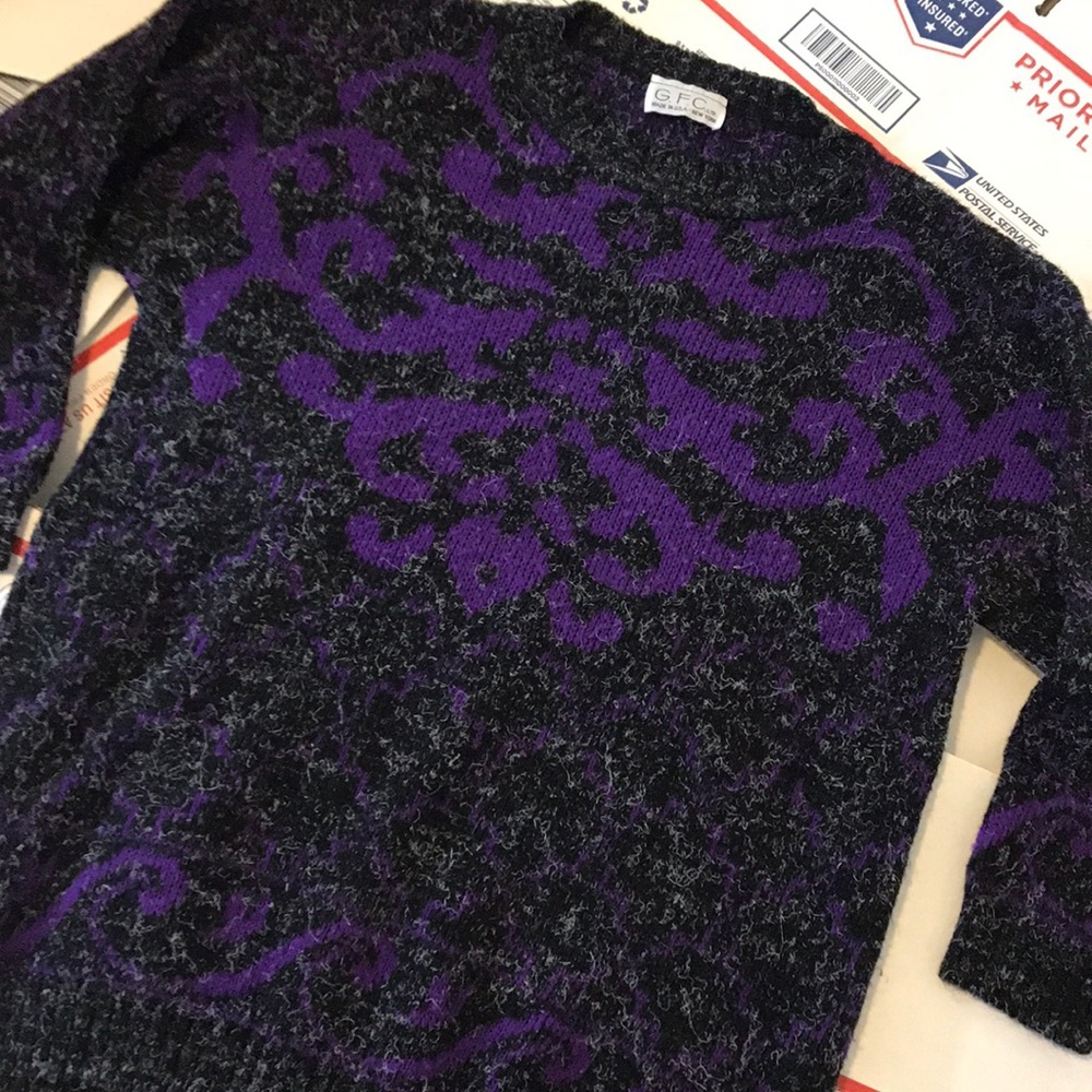 3/4 Length Sleeves Vintage Sweater
